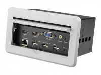 Startech : CONFERENCE TABLE BOX - A/V CONNECTIVITY - LAN-USB CHARGING
