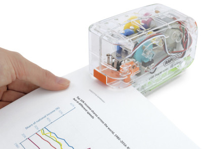 RAPESCO Agrafeuse électrique 626EL, transparent