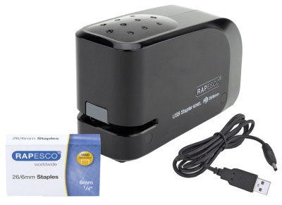 RAPESCO Agrafeuse électrique 626EL, noir