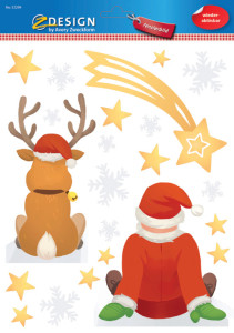 AVERY Zweckform ZDesign Image de Noël pour fenêtre étoile