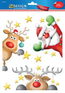 AVERY Zweckform ZDesign Image de Noël pour fenêtre étoile