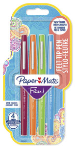 Paper:Mate Stylo feutre Flair Original FUN, pochette de 4