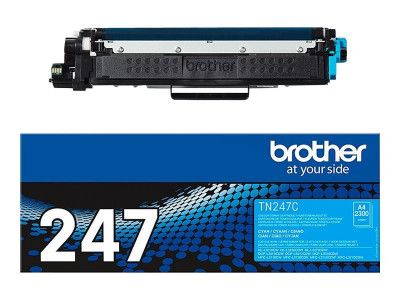 Brother TN-247C Toner Cyan 2300 pages pour DCP-L3510CDW L3550CDW