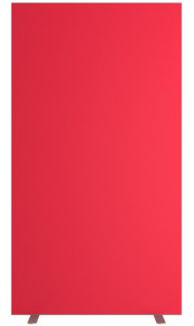 partition Paperflow écran facile, tissu, rouge