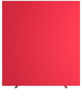 partition Paperflow écran facile, tissu, rouge