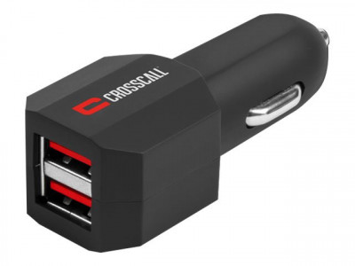 Crosscall : CROSSCALL DUAL-USB CAR CHARGER 100/240V OUT 5V 2.1A