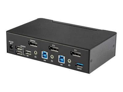 Startech : 2 PORT DISPLAYPORT KVM SWITCH 4K60HZ - USB 3.0 HUB - TAA COMP