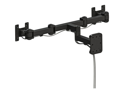 NewStar : WALL MOUNT DUAL 10-27IN FULLMOT SVR.MAX 25KG.VESA75X75TO400X400MM