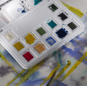 ROYAL TALENS Peinture aquarelle Van Gogh, kit de 12,