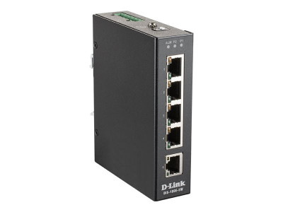 D-Link : 5 PORT UNMANAGED SWITCH W/5X10/100 BASET(X) PORTS