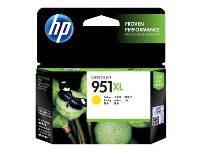 HP : Cartouche encre 951XL JAUNE OFFICEJET