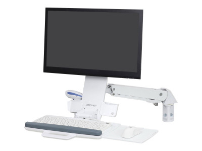 Ergotron : STYLEVIEW SIT-STAND COMBO ARM BRIGHT WHITE