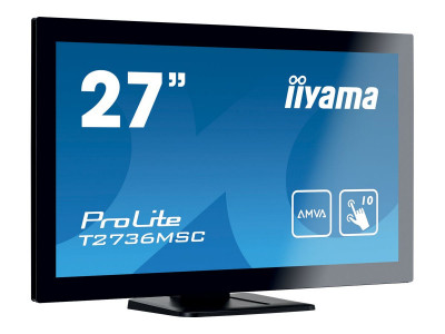 Iiyama : 27IN TCH 1920X1080 16:9 4MS T2736MSC-B1 3000:1 VGA/HDMI
