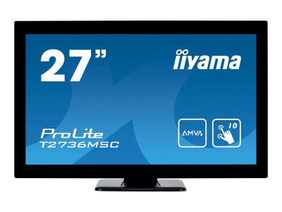 Iiyama : 27IN TCH 1920X1080 16:9 4MS T2736MSC-B1 3000:1 VGA/HDMI