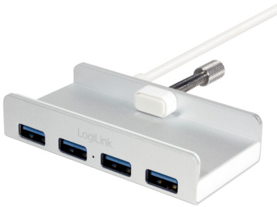 LogiLink USB 3.0 Hub, 4-port, le corps en aluminium conception iMac
