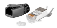 Jeu de connecteurs RJ45 Shiverpeaks BASIC-S, Cat. 5e - 8, gris