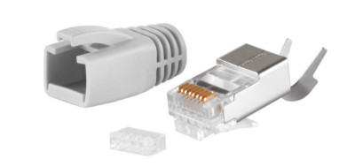 Connecteur Cimefroides BASIC-S RJ45 ensemble, Kat.5e - 8, noir