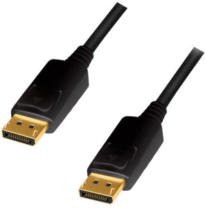 câble LogiLink DisplayPort, noir, 10,0 m
