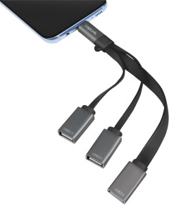 Hub LogiLink USB 3.0 avec un port USB 3.1 C Gen1, 3 ports