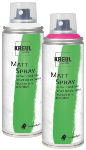 KREUL Peinture aéorosol MATT SPRAY, blanc, 200 ml