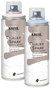 KREUL Peinture aéorosol CHALKY SPRAY, Snow White, 200 ml