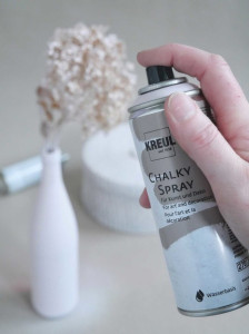 KREUL Peinture aéorosol CHALKY SPRAY, Snow White, 200 ml