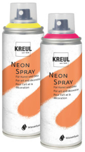 KREUL Peinture aéorosol NEON SPRAY, jaune fluo, 200 ml