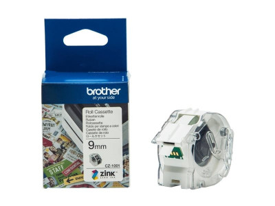 Brother Ruban étiquettes tout-en-couleur Brother CZ-1001, 9 mm de large