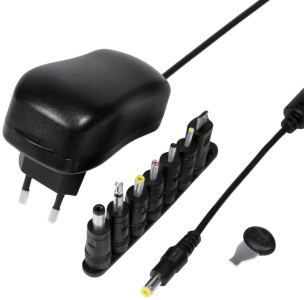 LogiLink Bloc d'alimentation universel,  24 Watt / 3-12 Volt