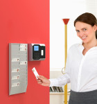 PAPERFLOW Porte-fiches employés mural, 24 compartiments PAPERFLOW Porte-fiches employés mural, 24 compartiments