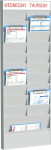 PAPERFLOW Planificateur de bureau mural, 20 casiers, A5