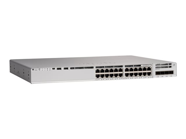 Cisco : CATALYST 9200L 24-PORT POE+ 4 X 1G NETWORK ESSENTIALS