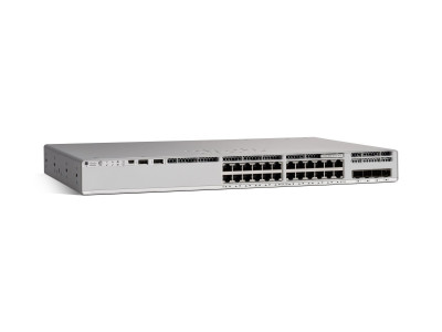 Cisco : CATALYST 9200L 24-PORT POE+ 4 X 1G NETWORK ESSENTIALS