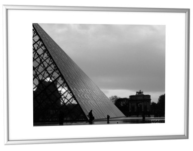 PAPERFLOW Cadre photo en aluminium, A4, argent