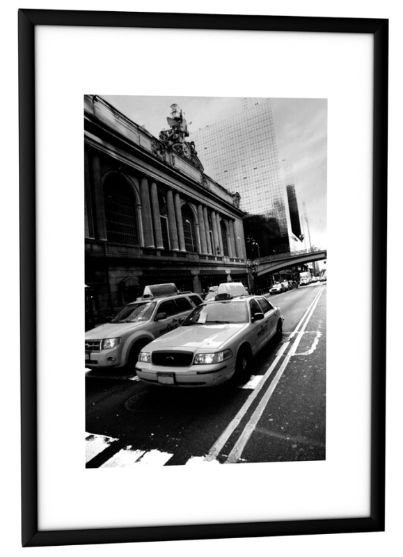 PAPERFLOW Cadre photo en aluminium, (L)500x(H)700 mm, noir