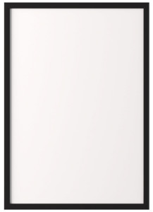 PAPERFLOW Cadre photo en aluminium, (L)400x(H)500 mm, noir