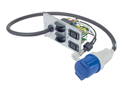 APC : SYMMETRA RM230V BACKPLATE kit W/(2)IEC320 C19 !(1)IEC603