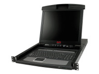 APC : 17 RACK LCD CONSOLE 8 PORT INTEGRATED ANALOG KVM SWITCH