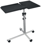 LogiLink Chariot de projection multimédia, 2 niveaux, noir/