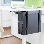 LogiLink système de ceinture de support d'unité centrale, en acier, noir LogiLink système de ceinture de support d'unité centrale, en acier, noir