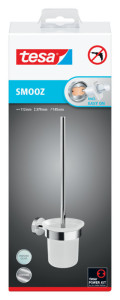 tesa WC réglé SMOOZ, chromé, y compris une solution adhesive.