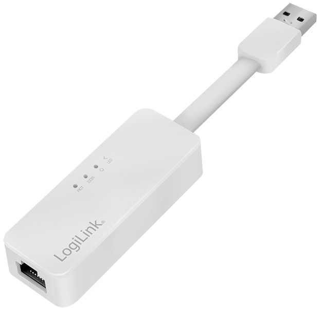Adaptateur USB Vers RJ45 - Blanc (USB-LAN)