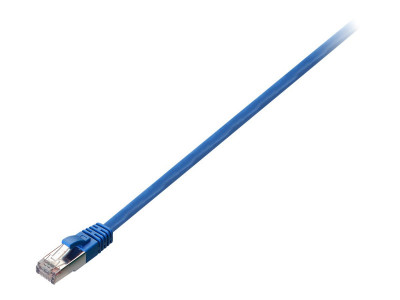 V7 : CABLE RJ45 CAT6 STP BLEU 5M 100 PERCENT CUIVRE BLINDE