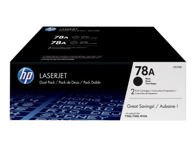 HP : BLACK PRINT cartouche dual pack LaserJet