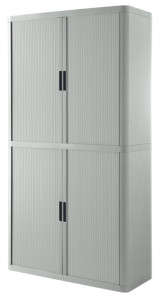 PAPERFLOW Armoire à rideau easyOffice, 4 étagères