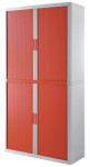 PAPERFLOW Armoire à rideau easyOffice, 4 étagères