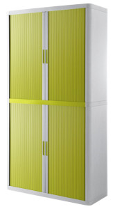 PAPERFLOW Armoire à rideau easyOffice, 4 étagères