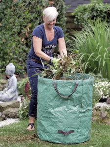 TerCasa Sac à végétaux, 272 litres, en polypropylène, vert