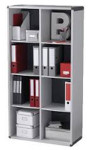 PAPERFLOW Etagère, 6 casiers, gris / anthracite
