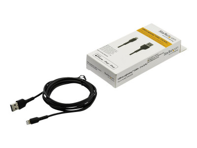 Startech : 2M USB TO LIGHTNING cable APPLE MFI CRTIFIED DUPONT KEVLAR